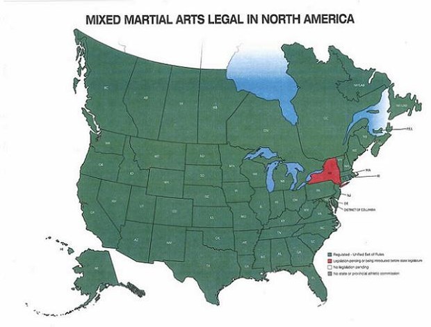 En los Estados Unidos, Connecticut legaliza las MMA; solo falta New York