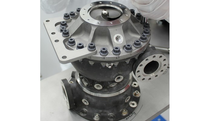 Bomba de combustível do motor do foguete feita com impressora 3D (Foto: Divulgação/NASA)