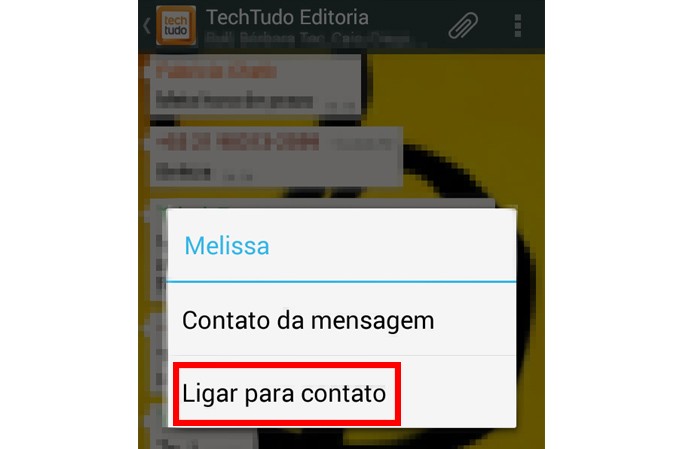 A função também funciona em grupos (Foto: Reprodução/Carol Danelli)