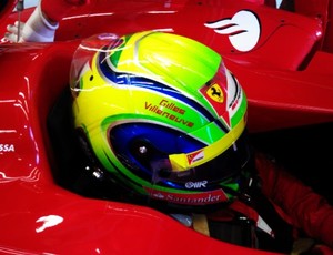 Felipe Massa presta homenagem a Gilles Villeneuve em capacete no GP do Canadá (Foto: Reprodução/Twitter)