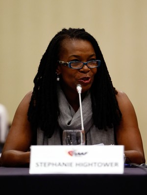 Stephanie Hightower, membro do Conselho da IAAF (Foto: Getty Images)