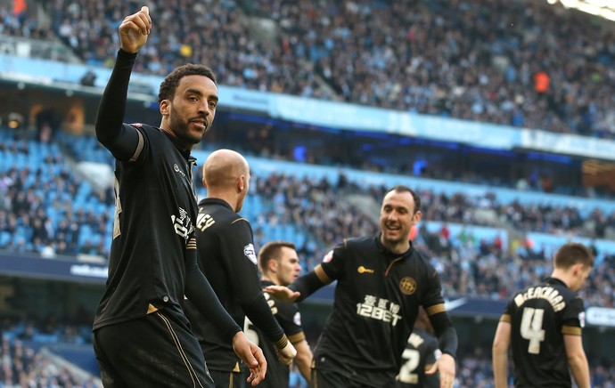 perch manchester city x wigan (Foto: Getty Images)