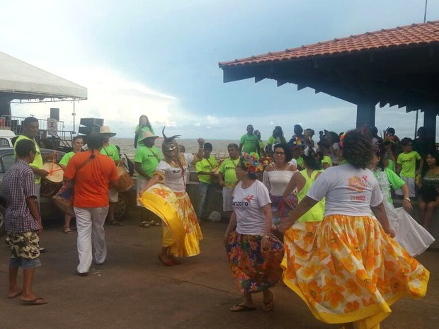 Carnaval, Tucuju, Festa, Orla de Macapá, Marabaixo, Batuque, Macapá, Amapá (Foto: Jorge Abreu/G1)