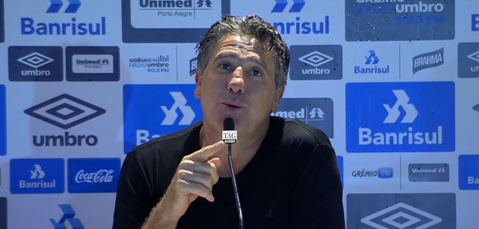 Renato Portaluppi, técnico do Grêmio (Foto: Reprodução SporTV)