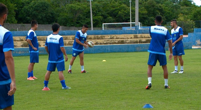 Treino Altos (Foto: TV Clube) Treino Altos (Foto: TV Clube)