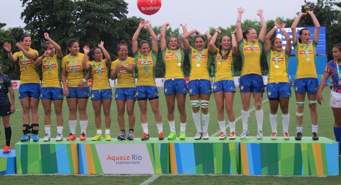 Brasil campeão evento-teste rugby rio 2016 (Foto: Flávio Dilascio)