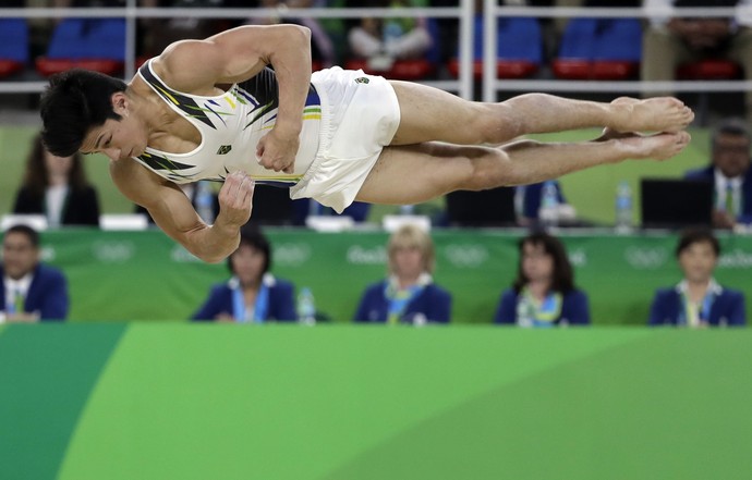 Arthur Nory bronze na ginástica; Olimpíada (Foto: AP Photo/Rebecca Blackwell)