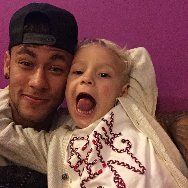 Neymar Jr e Davi Lucca (Foto: instagram / reproduo)
