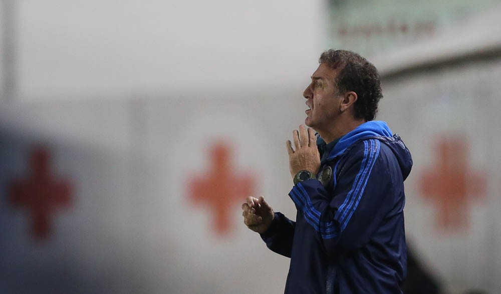 Promessa? Cuca não repete discurso e fala em preparar melhor o Palmeiras