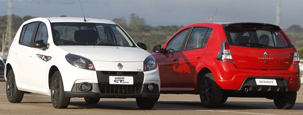 Versão esportiva GT Line deverá ter 7% das vendas do Sandero (Foto: Divulgação) Versão esportiva GT Line deverá ter 7% das vendas do Sandero (Foto: Divulgação)