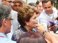 Dilma anuncia aumento de recursos para agricultura  (Cassiane Seghatti/G1)
