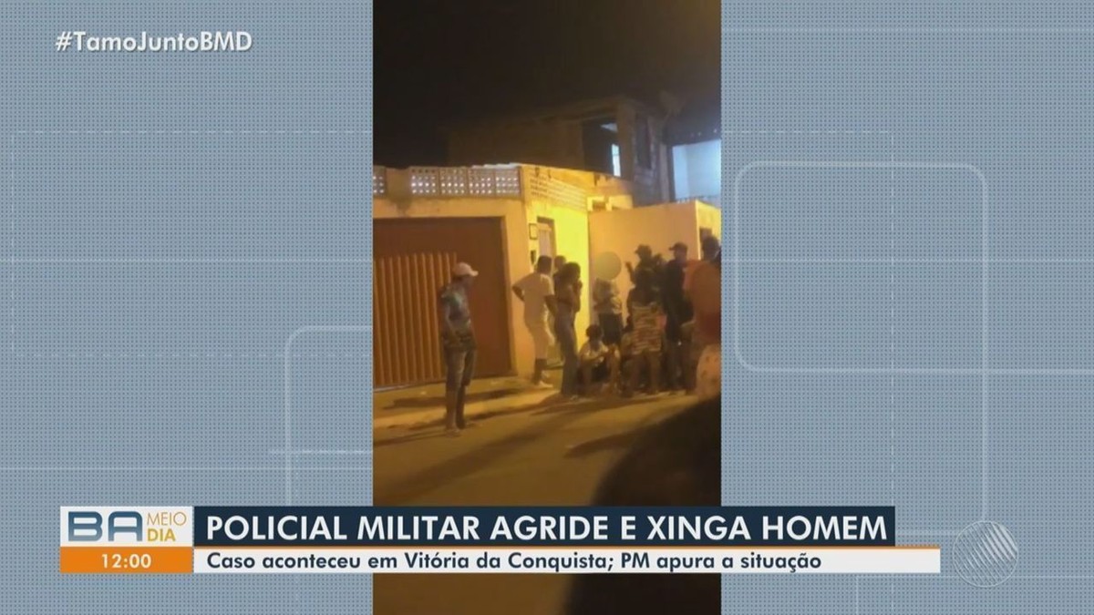 VÍDEO homem é agredido durante abordagem policial na Bahia PM apura