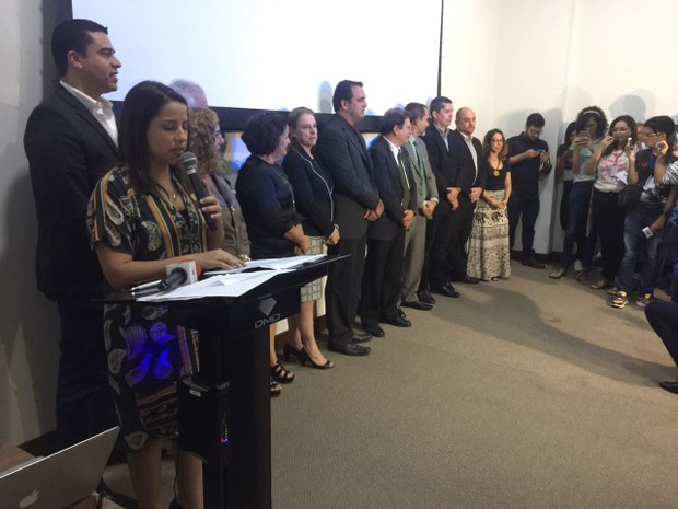 Prefeita eleita de Caruaru, Raquel Lyra anuncia nomes do secretariado (Foto: Mário Flávio/G1)