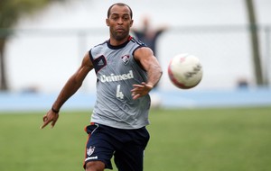 Leandro Euzébio no treino do Fluminense (Foto: Agência Photocamera)