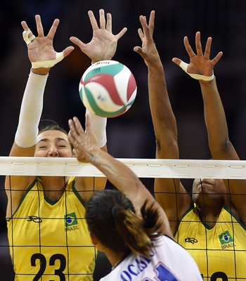 Brasil x Porto Rico vôlei pan-americano 2015 (Foto: Gaspar Nobrega/inovafoto)