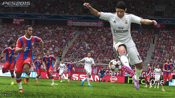 Real Madrid e Bayern de Munique se enfrentam em nova imagem de PES 2015 (Foto: PlayStationer)