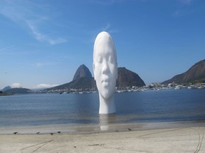 Wallpaper Artista Espanhol Instala Rosto Gigante Em Homenagem A Iemanja No For Android