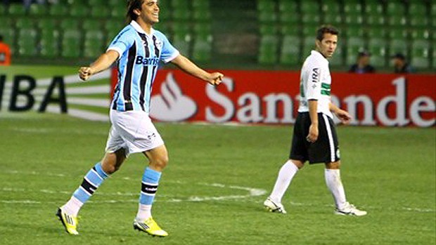 Marcelo Moreno, Coritiba x Grêmio (Foto: Lucas Uebel)