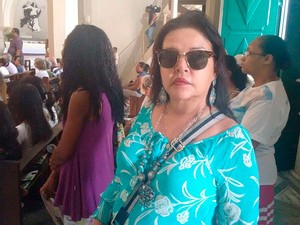 Economista Maria Clara prestou homenagem ao pai, avós e tios (Foto: Alan Alves/G1)