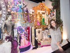 Nana Gouvêa curte com a família a decoração natalina em Nova York 