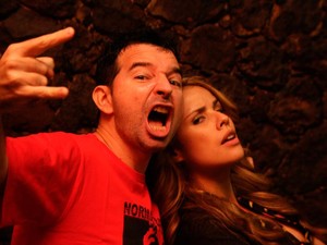 Pará do rock: Jayme Katarro, da banda punk Delinquentes, e Sammiliz, vocalista do Madame Saatan. (Foto: Divulgação) Pará do rock: Jayme Katarro, da banda punk Delinquentes, e Sammiliz, vocalista do Madame Saatan. (Foto: Divulgação)