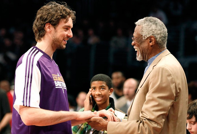 pau gasol bill russel all star game (Foto: Reuters)