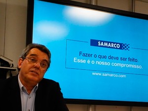 Samarco quer voltar a operar no último trimestre deste ano, de acordo com diretor-presidente (Foto: Raquel Freitas/G1)