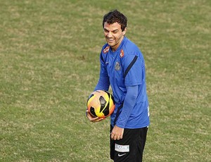 Montillo, treino do Santos (Foto: Ricardo Saibun / Divulgação Santos FC)
