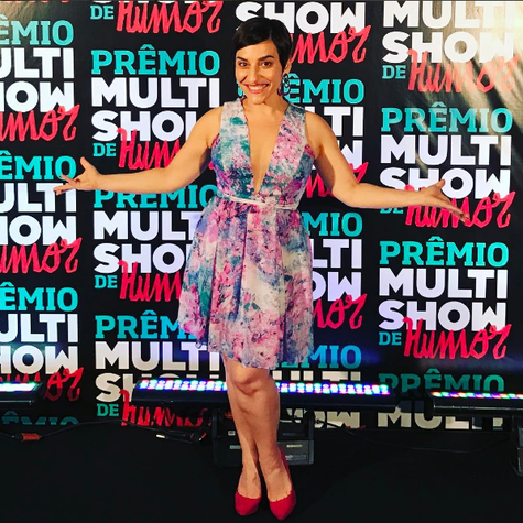 Simone Gutierrez no prêmio Multishow (Foto: Reprodução / Instagram)