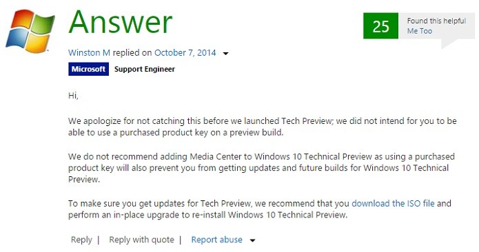 Microsoft confirmou bug e recomendou reinstalação do Windows (Foto: Reprodução/Aline Jesus)