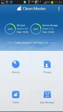 screenshot de Clean Master