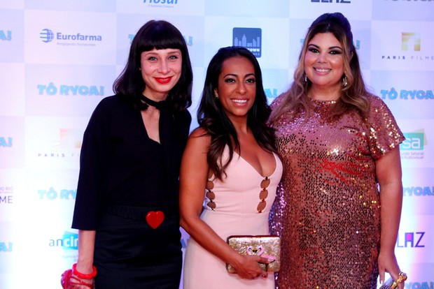 Katiuscia Canoro, Samantha Schmutz e Fabiana Karla (Foto: Anderson Borde / Ag News)