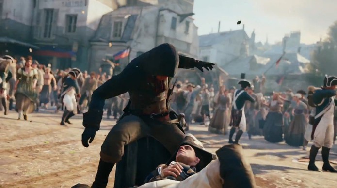 Assassin's Creed Unity: novo trailer mostra muita violência na Revolução Francesa (Foto: Reprodução/ Youtube)