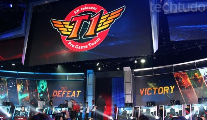 A final de League of Legends em Paris teve como campeã a equipe coreana SKT Telecom T1 (Foto: Felipe Vinha/TechTudo) A final de League of Legends em Paris teve como campeã a equipe coreana SKT Telecom T1 (Foto: Felipe Vinha/TechTudo)
