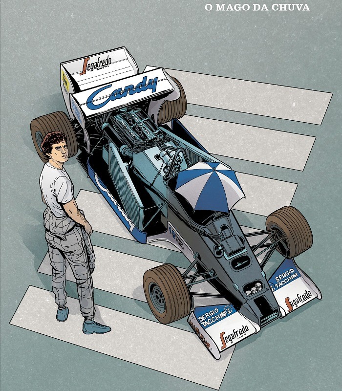 Ayrton Senna livro quadrinhos