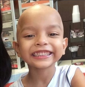 Thalles Vinícius, de 4 anos, passa por tratamento em São Paulo (Foto: Arquivo Pessoal)