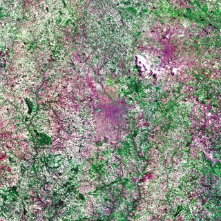 Goiânia numa bela imagem de satélite 