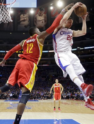 Dwight Howard e Austin Rivers Rockets x Clippers NBA - AP (Foto: AP)