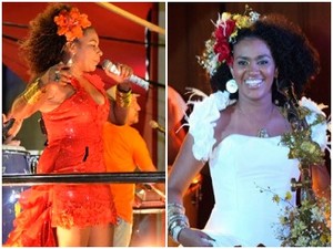 Margareth Menezes e Mariene de Castro fazem show em Fortaleza no fim de semana (Foto: Arte/G1)
