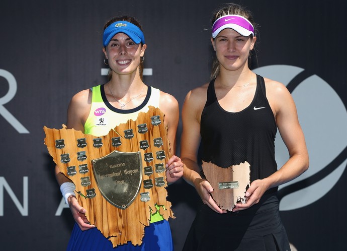 Alizé Cornet vence Eugenie Bouchard e fica com o título do WTA de Hobart (Foto: Getty Images)