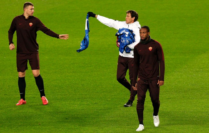 Dzeko Keita Roma Camp Nou (Foto: EFE)