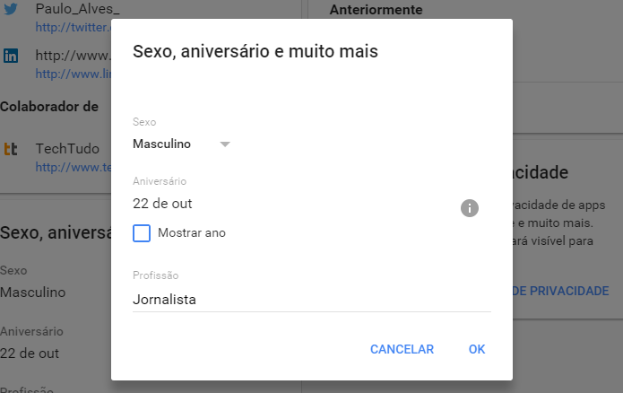 Mude aniversário e sexo (Foto: Reprodução/Paulo Alves)