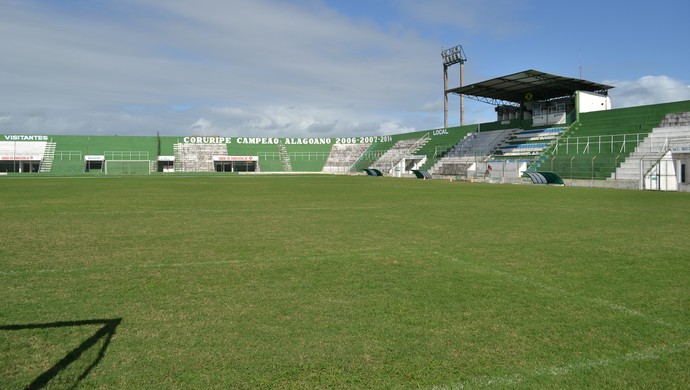 Estádio Gérson Amaral, em Coruripe (Foto: Jota Rufino/GloboEsporte.com)