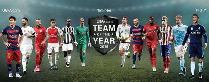 Time do ano Uefa 2015 (Foto: Reprodução)