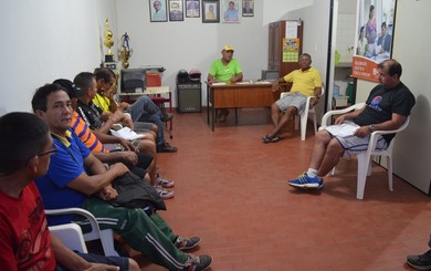 Reunião Liga Esportiva de Santarém (Foto: Weldon Luciano/GloboEsporte.com)