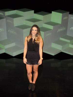 Jade Barbosa participa do 'Tá na Área', do SporTV (Foto: Wilson Hebert / SporTV.com)