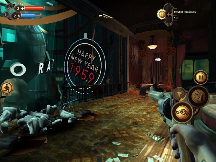 Bioshock rodando no iPad Air (Foto: Reprodução / Pocket Gamer)