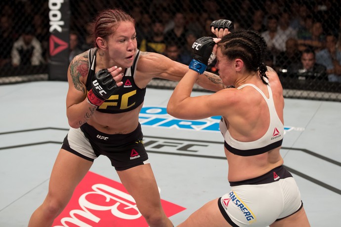 Cris Cyborg Lina Lansberg UFC BrasÃ­lia (Foto: Getty Images)