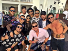 Neymar e Caio Castro curtem solteirice em Ibiza ao lado de amigos