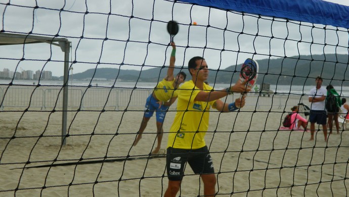Thales Santos e Marcus Vinicius Beach Tennis (Foto: Divulgação/ E5+ Comunicação & Marketing)